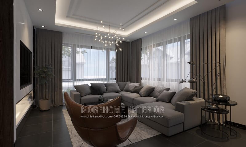 Sofa biệt thự hiện đại